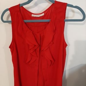 100% polyester sleeveless blouse